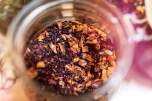 trà detox trái cây sấy khô